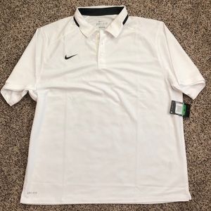 White Dri Fit men’s polo 👕